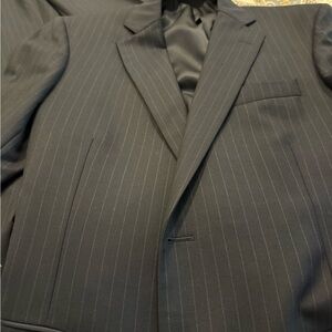Brooks Brothers Classic Black (faith pinstripe) Wool Suit